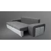 Canapea extensibilă Mara, design modern cu tabureți integrați și ladă de depozitare, burete gros și structură din fag masiv, 250x192 cm, culoare personalizabilă picture - 3