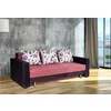 Canapea extensibilă Raluca, model compact cu ladă integrată, perne umplute cu fulgi și spumă poliuretanică, structură din fag masiv, 223x192 cm, culoare personalizabilă picture - 1