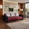 Canapea extensibilă Raluca, culoare personalizabila - 223x192 cm, model compact cu ladă integrată, perne umplute cu fulgi și spumă poliuretanică, structură din fag masiv picture - 1
