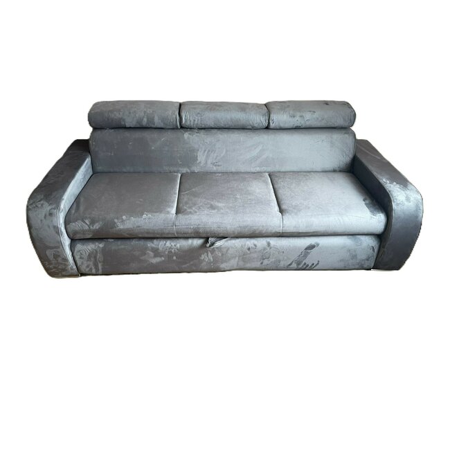 Canapea extensibilă Relax, spațiu generos pentru dormit și ladă de depozitare, structură lemn masiv și PAL, 230x100 cm, culoare personalizabilă