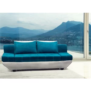 Canapea extensibilă Ruiz, brate reglabile și perne detașabile, ladă de depozitare și funcție de dormit, structură rezistentă, 200x135 cm, culoare personalizabilă