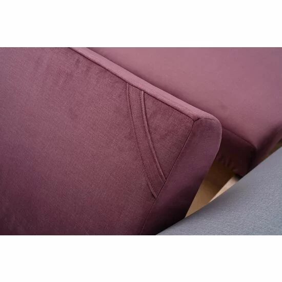 Canapea extensibilă Simbus, culoare personalizabila - 237x117 cm, design modern, cadru lemn esență tare și PAL, arcuri sinusoidale și poliuretan, picioare plastic H 5 cm picture - 4