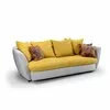 Canapea extensibilă Simbus, culoare personalizabila - 237x117 cm, design modern, cadru lemn esență tare și PAL, arcuri sinusoidale și poliuretan, picioare plastic H 5 cm picture - 5