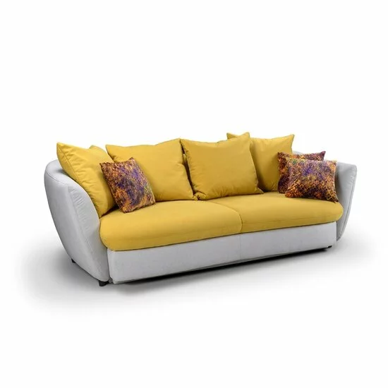 Canapea extensibilă Simbus, culoare personalizabila - 237x117 cm, design modern, cadru lemn esență tare și PAL, arcuri sinusoidale și poliuretan, picioare plastic H 5 cm picture - 5