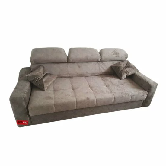 Canapea extensibilă Viena, cu ladă de depozitare, tapițerie stofă, saltea micro pocket, structură fag, 246x100 cm picture - 6