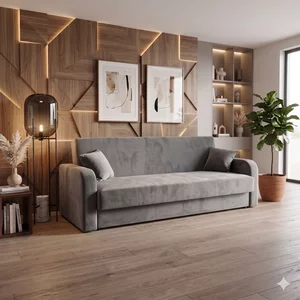 Canapea Fantazy, extensibila, dimensiunea- 225x85 cm, cu lada de depozitare, culoare personalizabila
