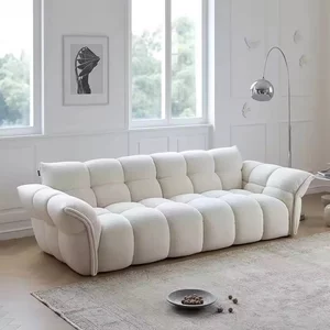 Canapea Fixă 2 Locuri Jess - Design Organic, Stil Bubble Modern, 190x95 cm