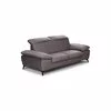 Canapea fixă Lora 3L, culoare personalizabila - 213x105 cm, tetiere rabatabile, cadru lemn esență tare și PAL, arcuri sinusoidale și poliuretan, picioare metalice H 12,3 cm picture - 6