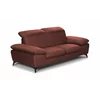 Canapea fixă Lora 3L, culoare personalizabila - 213x105 cm, tetiere rabatabile, cadru lemn esență tare și PAL, arcuri sinusoidale și poliuretan, picioare metalice H 12,3 cm picture - 10