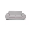 Canapea fixă Lora 3L, culoare personalizabila - 213x105 cm, tetiere rabatabile, cadru lemn esență tare și PAL, arcuri sinusoidale și poliuretan, picioare metalice H 12,3 cm picture - 2