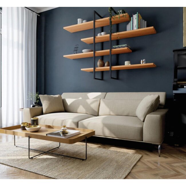 Canapea fixă Sarah, tapițerie premium, confort sporit, 133x120 cm, culoare personalizată