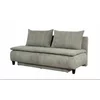Canapea Harry extensibilă, design curbat și tapițerie texturată, arcuri independente și ladă, 208x96x102 cm, culoare personalizabilă picture - 2