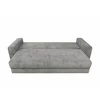 Canapea Harry extensibilă, design curbat și tapițerie texturată, arcuri independente și ladă, 208x96x102 cm, culoare personalizabilă picture - 5