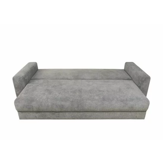 Canapea Harry extensibilă, design curbat și tapițerie texturată, arcuri independente și ladă, 208x96x102 cm, culoare personalizabilă picture - 5
