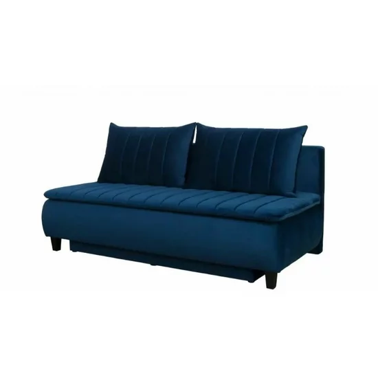 Canapea Harry extensibilă, design curbat și tapițerie texturată, arcuri independente și ladă, 208x96x102 cm, culoare personalizabilă picture - 7
