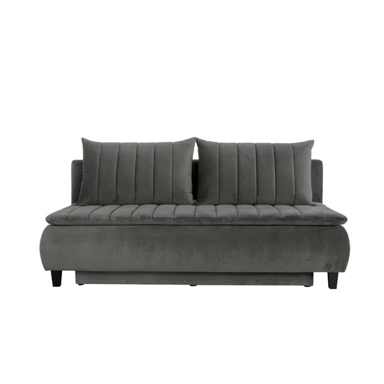Canapea Harry extensibilă, design curbat și tapițerie texturată, arcuri independente și ladă, 208x96x102 cm, culoare personalizabilă picture - 12