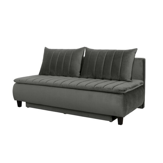 Canapea Harry extensibilă, design curbat și tapițerie texturată, arcuri independente și ladă, 208x96x102 cm, culoare personalizabilă picture - 13