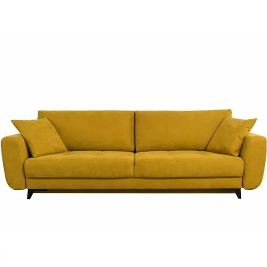 Canapea Karisa extensibilă, extra confort cu ladă integrată și perne incluse, structură lemn masiv și PAL, 241x113x91 cm, culoare personalizabilă picture - 5