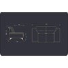 Canapea Fixa Lara 2L 186x105 cm picture - 7