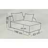 Canapea Letto Extensibila 148x83x86 cm picture - 5