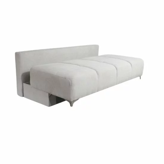 Canapea extensibilă Luna fără brațe, culoare personalizabila - 200x160 cm, structură rezistentă, ladă depozitare picture - 2