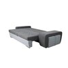 Canapea extensibilă Mara, tabureți integrați, ladă depozitare, suprafață dormit 192x148 cm, 250 cm, gri picture - 3