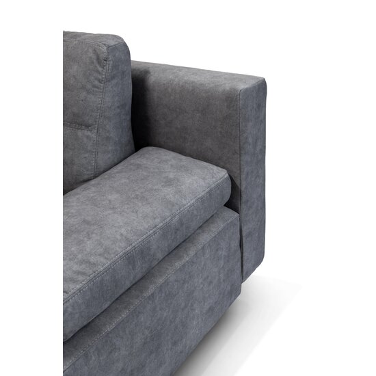 Canapea Nola, design modern cu spațiu generos de dormit, PAL și spumă poliuretanică, 200x100x90 cm, albastru picture - 3