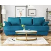 Canapea extensibilă Odessa, ladă depozitare, structură lemn masiv + PAL, saltea relaxa, 205x105 cm, personalizabil picture - 3