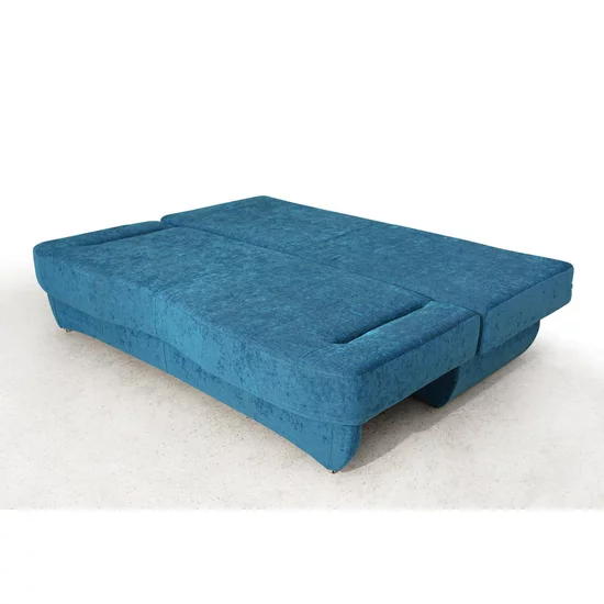 Canapea extensibilă Odessa, ladă depozitare, structură lemn masiv + PAL, saltea relaxa, 205x105 cm, personalizabil picture - 4