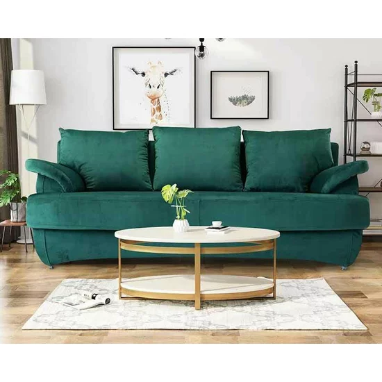 Canapea extensibilă Odessa, ladă depozitare, structură lemn masiv + PAL, saltea relaxa, 205x105 cm, personalizabil picture - 10