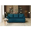 Canapea extensibilă Odessa, ladă depozitare, structură lemn masiv + PAL, saltea relaxa, 205x105 cm, personalizabil picture - 12