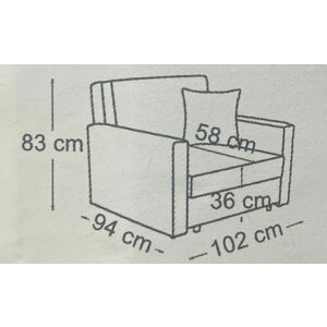 Canapea Olaf I 102x94x83 picture - 11
