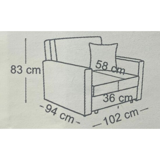 Canapea Olaf I 102x94x83 picture - 11
