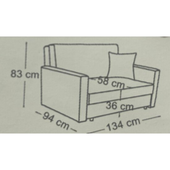 Canapea extensibilă Olaf II, spațiu depozitare și design modern, spumă poliuretanică și arcuri, stofă rezistentă, 134x94x84 cm, personalizabil picture - 10