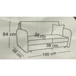 Canapea Ozi III 150x98x84 picture - 11