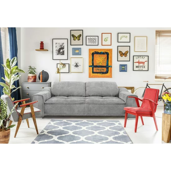 Canapea extensibilă Philadelphia, spațiu depozitare, mecanism extensibil, structură lemn masiv, 255x110 cm, personalizabil picture - 16