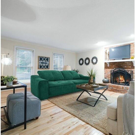 Canapea extensibilă Philadelphia, spațiu depozitare, mecanism extensibil, structură lemn masiv, 255x110 cm, personalizabil picture - 19