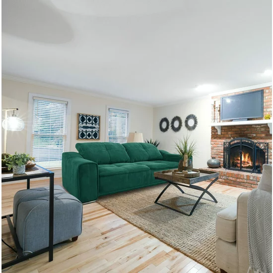 Canapea extensibilă Philadelphia, spațiu depozitare, mecanism extensibil, structură lemn masiv, 255x110 cm, personalizabil picture - 19