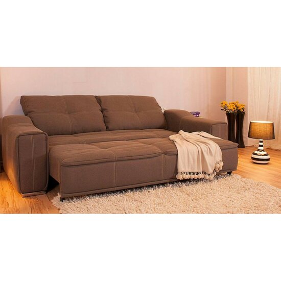 Canapea extensibilă Philadelphia, spațiu depozitare, mecanism extensibil, structură lemn masiv, 255x110 cm, personalizabil picture - 3