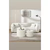 Canapea Prag 3 Locuri - Design Rotunjit Mid-Century, Textură Boucle, 235x95 cm picture - 5