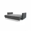 Canapea extensibilă Rico, design modern curbat, tapițerie boucle, 224x114x91 cm, diverse culori picture - 5