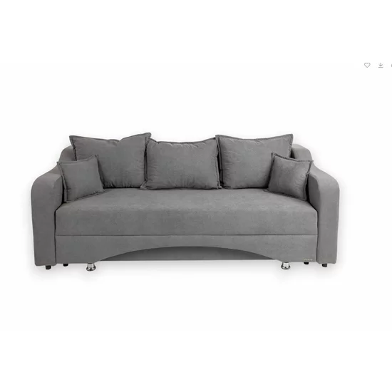 Canapea Royal, 3 locuri, extensibilă cu ladă de depozitare, structură lemn de fag + PAL, arcuri bonell, tapițerie catifea baby face 235x105x80 cm, Culoare personalizabilă picture - 2