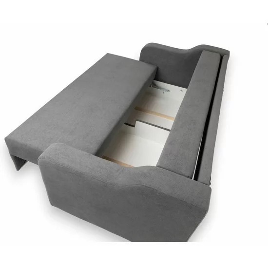 Canapea Royal, 3 locuri, extensibilă cu ladă de depozitare, structură lemn de fag + PAL, arcuri bonell, tapițerie catifea baby face 235x105x80 cm, Culoare personalizabilă picture - 5