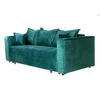 Canapea Royal Matlasat Lux, 3 locuri, extensibilă cu ladă de depozitare, arcuri bonell, tapițerie catifea baby face 235x105x80 cm, Culoare personalizabilă picture - 3