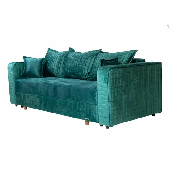 Canapea Royal Matlasat Lux, 3 locuri, extensibilă cu ladă de depozitare, arcuri bonell, tapițerie catifea baby face 235x105x80 cm, Culoare personalizabilă picture - 3
