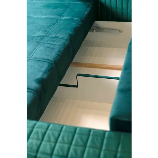 Canapea Royal Matlasat Lux, 3 locuri, extensibilă cu ladă de depozitare, arcuri bonell, tapițerie catifea baby face 235x105x80 cm, Culoare personalizabilă picture - 5