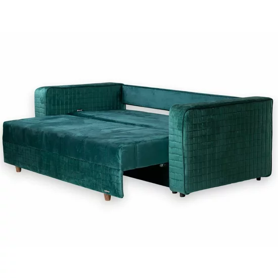 Canapea Royal Matlasat Lux, 3 locuri, extensibilă cu ladă de depozitare, arcuri bonell, tapițerie catifea baby face 235x105x80 cm, Culoare personalizabilă picture - 4
