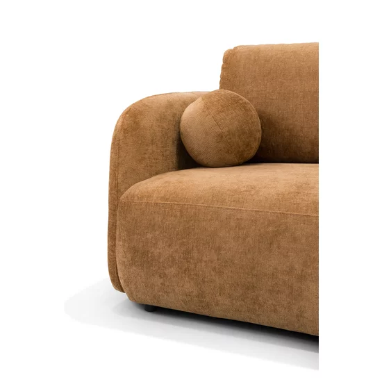 Canapea Extensibilă Santiago Design Modular, Stofă Premium, 237x107x93 cm, Gri Închis picture - 6