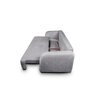 Canapea Extensibilă Santiago Design Modular, Stofă Premium, 237x107x93 cm, Gri Închis picture - 16