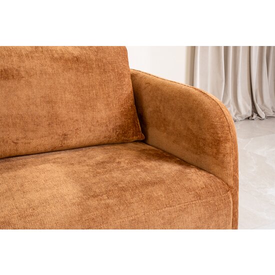 Canapea Extensibilă Santiago Design Modular, Stofă Premium, 237x107x93 cm, Gri Închis picture - 3